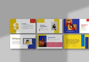 Chevron google slides Template