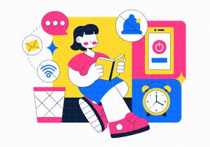 10 Digital Detox Rituals Illustration