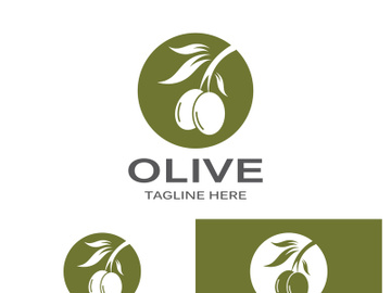 Olive fruit logo design. preview picture