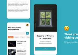 Moco - News Design Mobile App