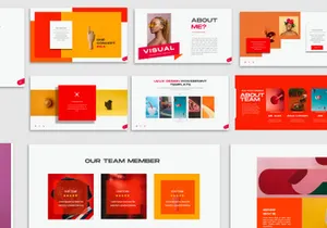 Visual - PowerPoint Template