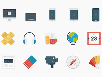 Freebie: Flato vector icons set preview picture