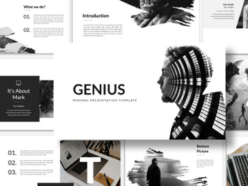 Genius - PowerPoint Template preview picture