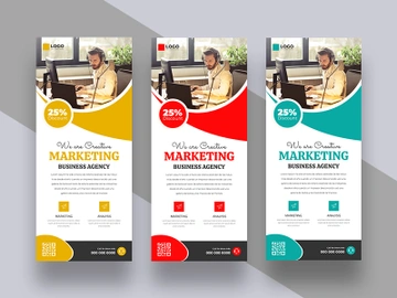 Marketing Agency Roll Up Standee Banner Ver-14 preview picture