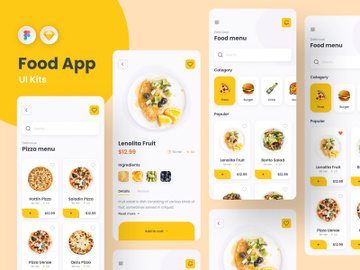 Food App Ui Kits Template preview picture