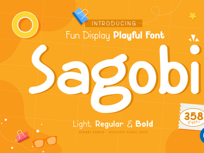 Sagobi - Fun Display Playful Font