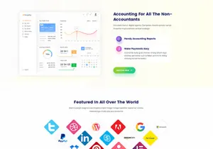 ERP Software PSD Template