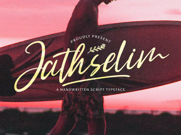 Jathselim - Handwritten Font preview picture