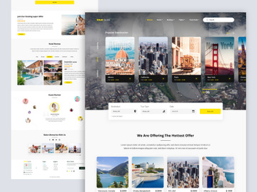 Travel Agency Web Template preview picture