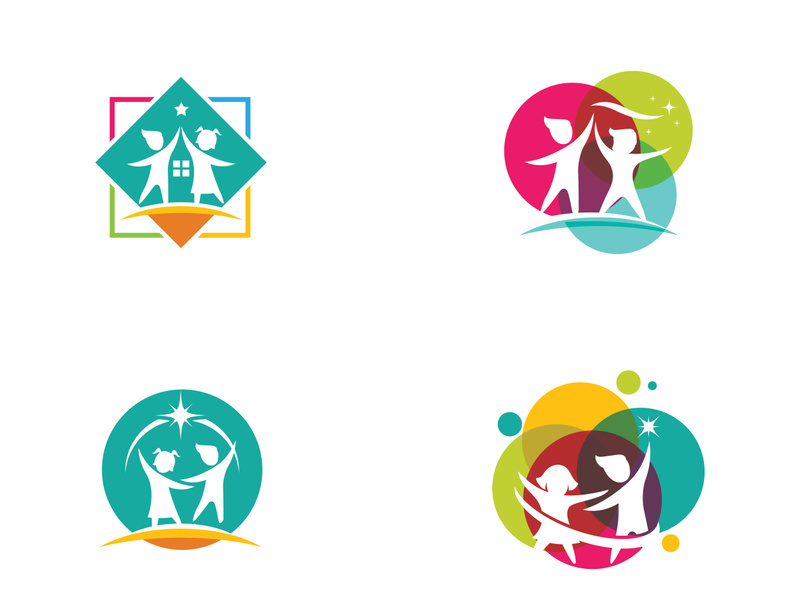 Kids concept illustration design