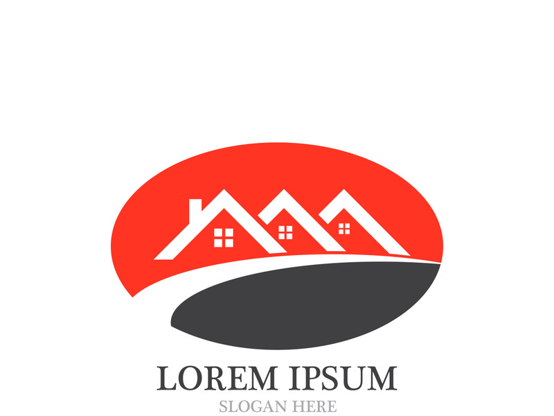 Real Estate home building , Property and Construction Logo design