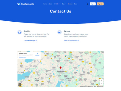 Sustainable Pro NextJs Template to Build Portfolios