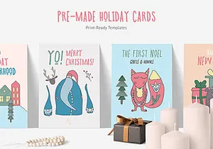 Scandi Holidays Vector Pack
