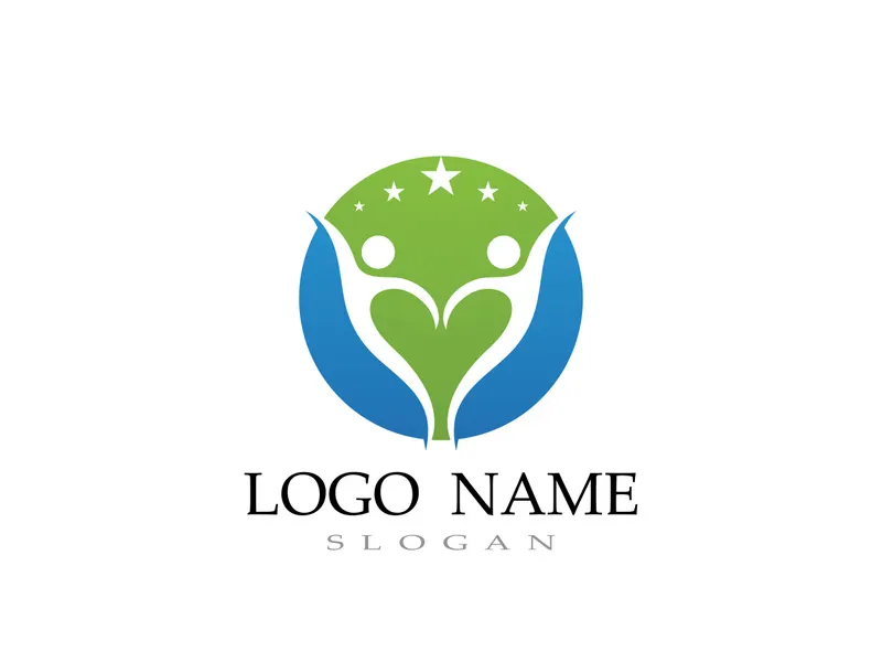 Adoption children community and family care logo