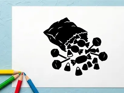Hawthorn berries and leaves with rocks and twigs on white background
