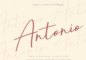 Anguilla - Signature Font