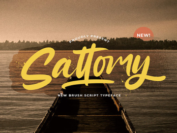 Sattomy - Handwritten Font preview picture