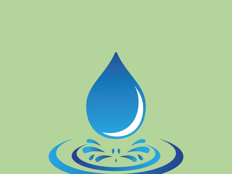 Background water drop logo icon vector illustration