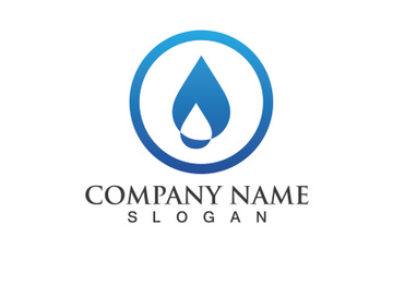 Water drop Logo Template vector preview picture