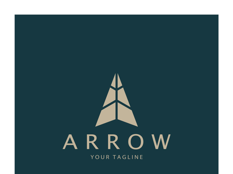 Arrow vector illustration icon Logo Template design