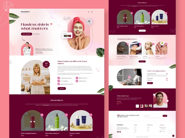 Best Dermatology Mobile Responsive Website Design