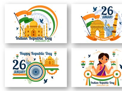 13 India Republic Day Illustration