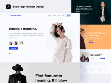 Bootstrap Product Landing Page Design preview picture