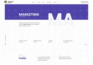 Kit de UI para agência de marketing ou TI