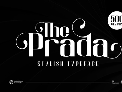 The Prada – Modern Stylish Sans Serif Font