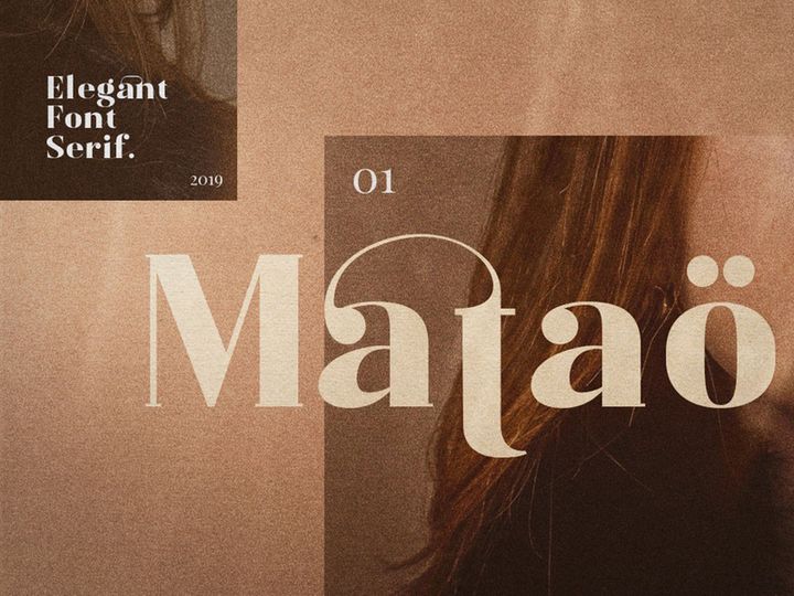 Free Demo Mataö Elegant Serif Font