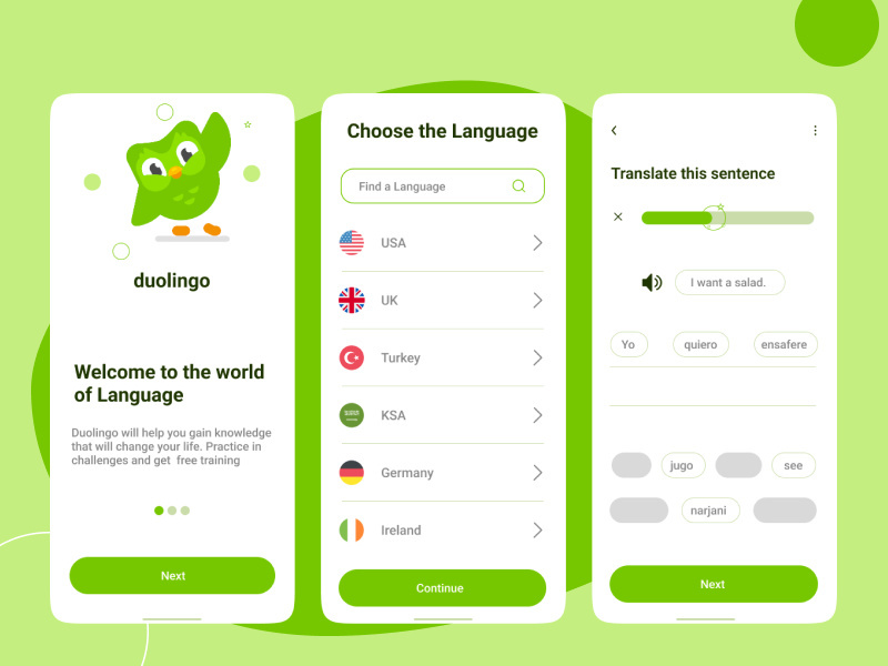 Duolingo Redesign