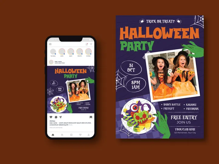 Halloween Party Flyer
