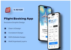 Flight Booking Ticket App Design