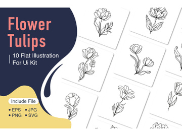 Minimalist Aesthetic Flower Tulip preview picture