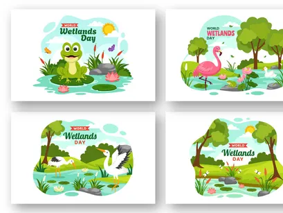 12 World Wetlands Day Illustration