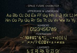 Space Future - Modern Display Font