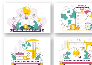 10 World Standards Day Illustration
