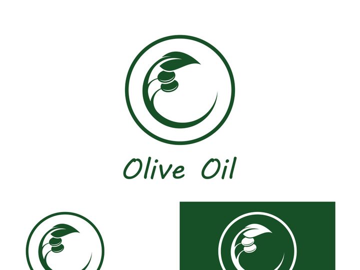 Olive fruit logo design.