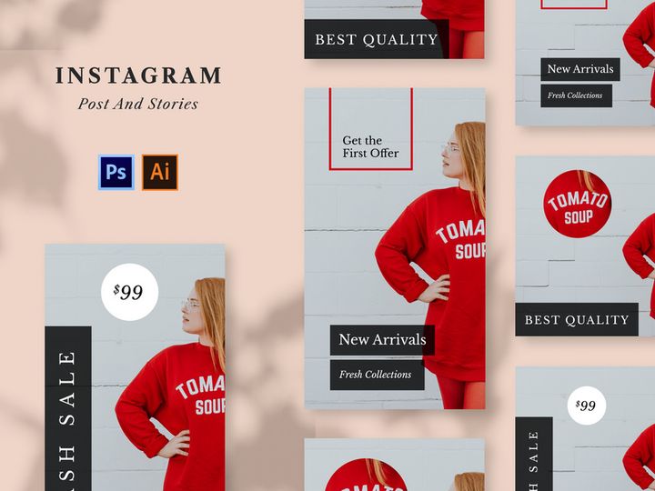 Instagram Post and Story Template V.2
