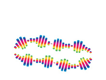 Sound waves vector illustration design template