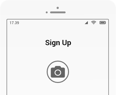 Mobile App Sing-In and Sign Up Page Template Design