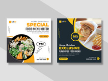 Food Menu Instagram Post Banner Ver-2