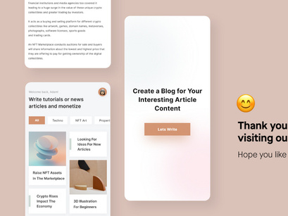 Yozing - Blogger Design Mobile App