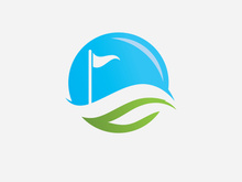Golf logo vector icon stock illustration