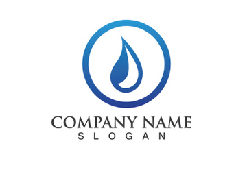 Water drop Logo Template vector preview picture