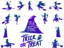 Collection : Witch Halloween Silhouette
