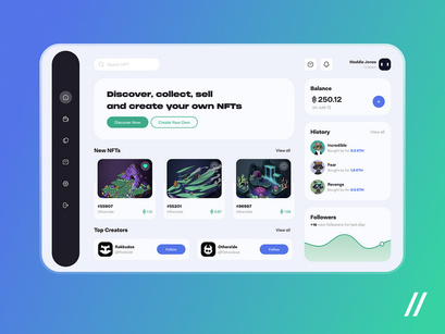 Nftor v2.0 - NFT Market place UI Kit