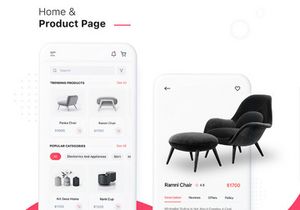 Ramni Free Mobile App UI UX Kit