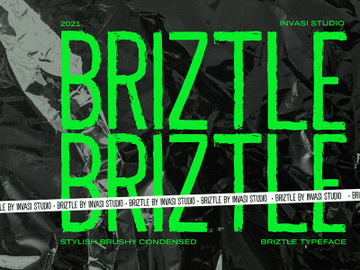 Briztle - Condensed Font preview picture