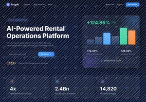 Modern SaaS Dashboard UI for AI Real Estate Platform
